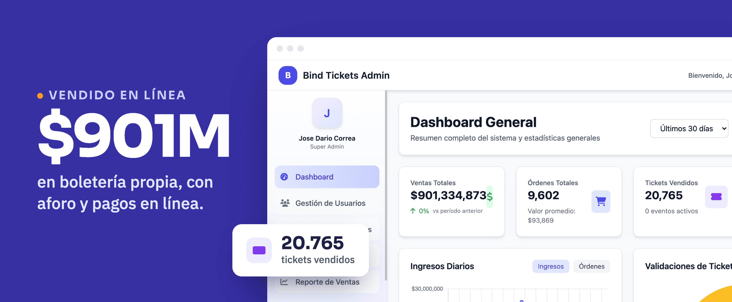 Bind Tickets